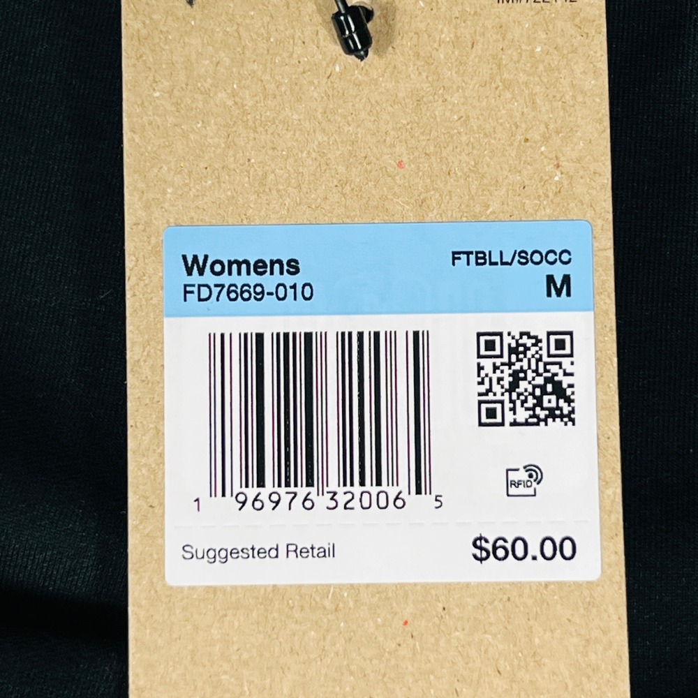 Nike Womens Dri-FIT Soccer Training Quarter Zip Top Black White FD7669-010 M - Picture 4 of 7